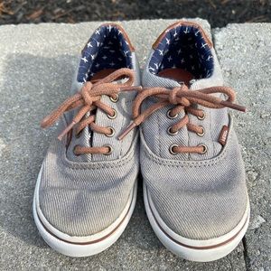 Toddler boys gray Vans
